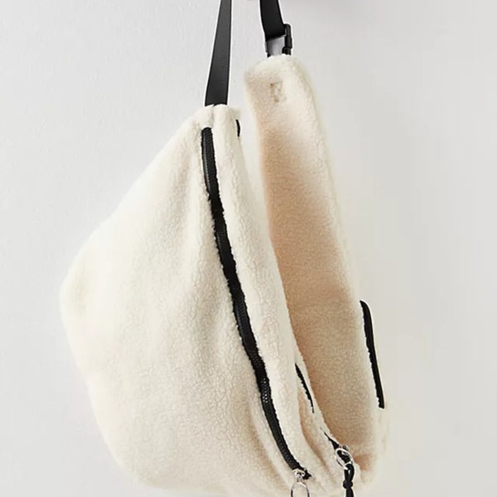 Free People Overachiever Sherpa Sling Bag - NWOT